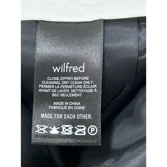 Artizia Wilfred Wool The Effortless Pant Wide Leg Pants Women's 6 Charcoal - Picture 5 of 8